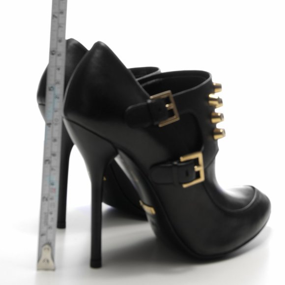 New Authentic Gucci Studded Black Ankle Booties - Picture 13 of 14